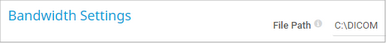 Bandwidth Settings