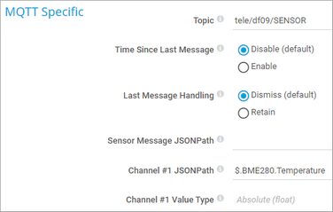 MQTT Specific