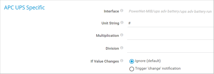 APC UPS Specific