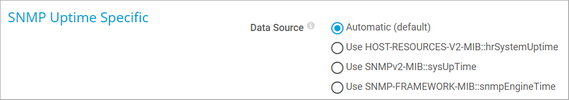 SNMP Uptime Specific