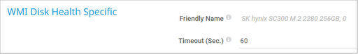 WMI Disk Health Specific